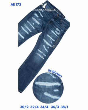 PANTALON AMERICAN EAGLE BORDADO