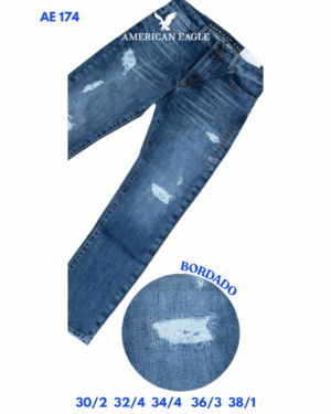 PANTALON AMERICAN EAGLE BORDADO