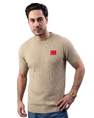PLAYERA C/R TEJIDO