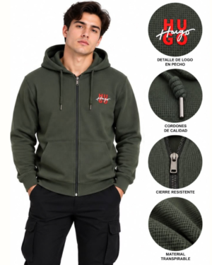 SUDADERA TERMICA CON CIERRE