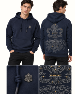 SUDADERA CON PEDRERIA OVERSIZE